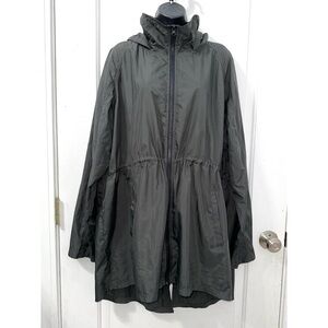 Maurices In Motion lightweight dark gray anorak windbreaker jacket, size 3x
